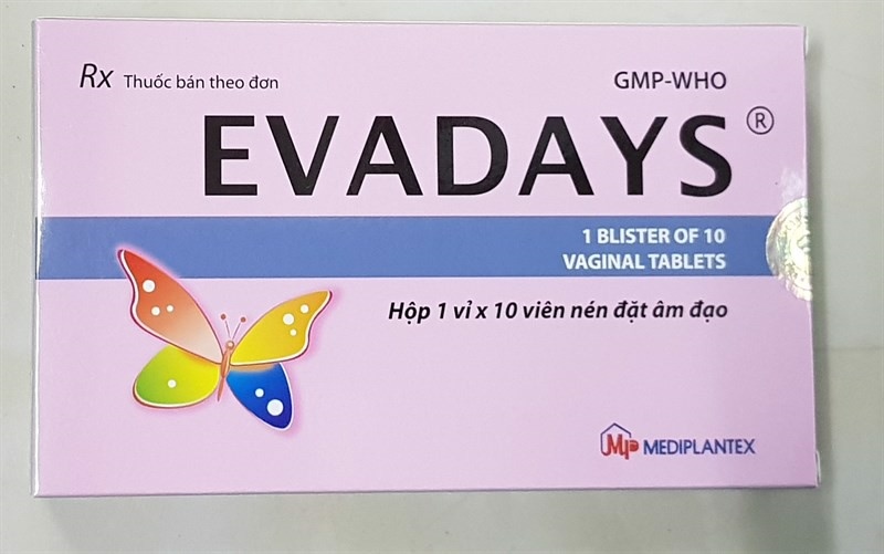 Viên đặt phụ khoa evadays mediplantex (h/10v)