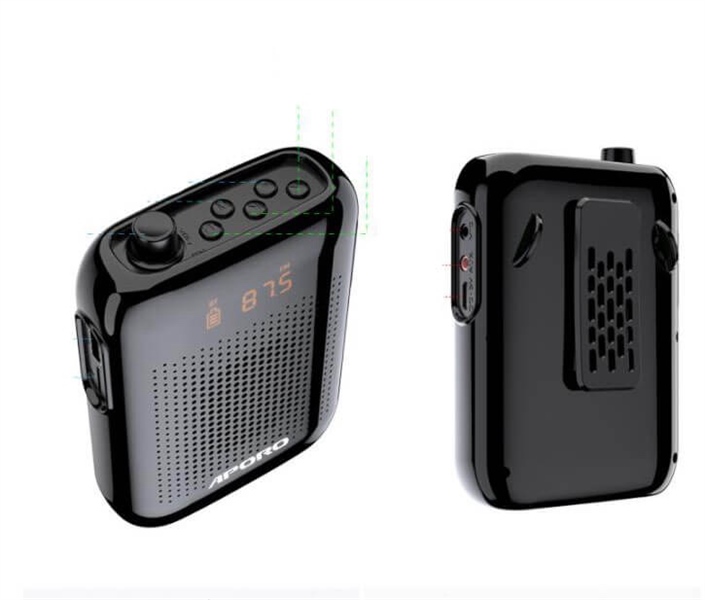 Thiết bị trợ giảng Aporo chính hãng (công suất loa 20W, pin loa 15-20h, pin mic không dây 5-8h, tầng số 60Hz - 15KHz, Kết nối Bluetooth 5.0/USB/SD, Chống nhiễu, ghi âm trực tiếp) - Bảo hành 12 tháng