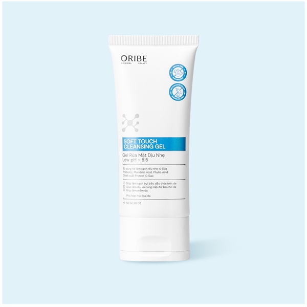 SOFT TOUCH CLEANSING GEL ORIBE – Gel rửa mặt dịu nhẹ Oribe 100g (Tub)