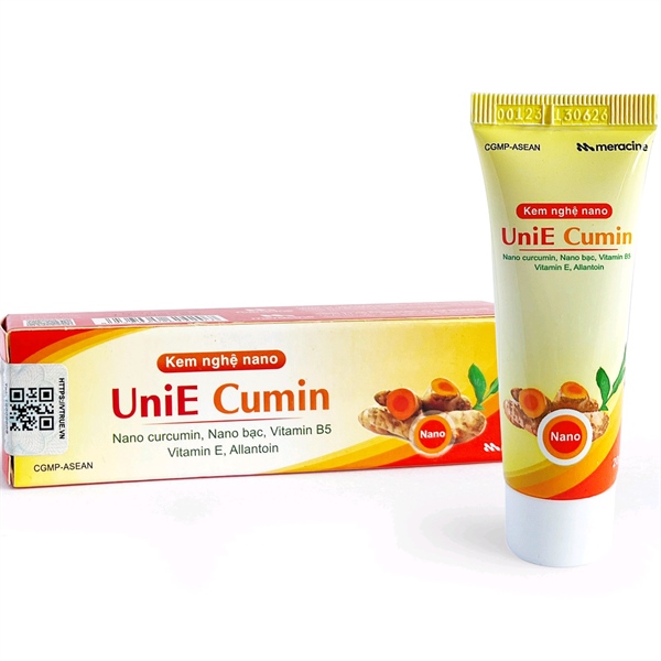 Kem nghệ Nano Unie Cumin (Hộp 1 tuýp x 20g)
