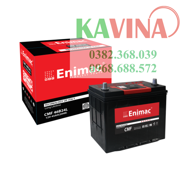 Bình ắc quy Enimac CMF 46B24L (12V-45Ah)