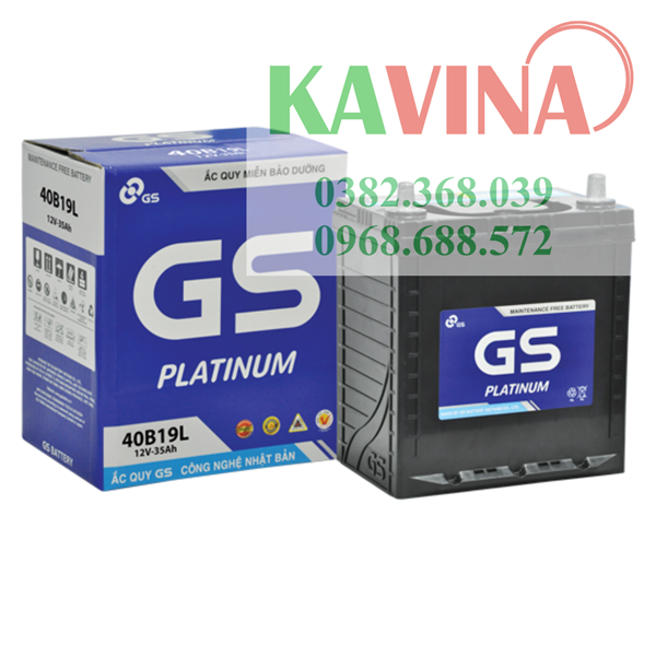 Bình ắc quy GS MF 40B19L (12V-35Ah)