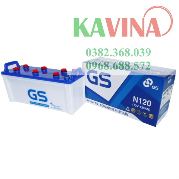 Bình ắc quy GS N120 (12V-120Ah)