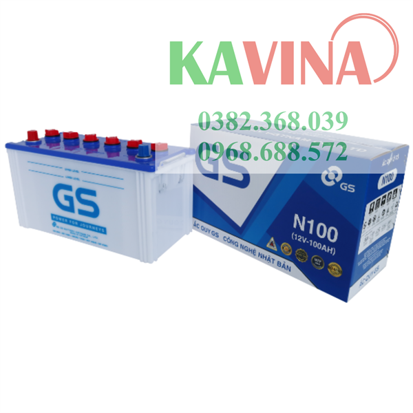 Bình ắc quy GS N100 (12V-100Ah)