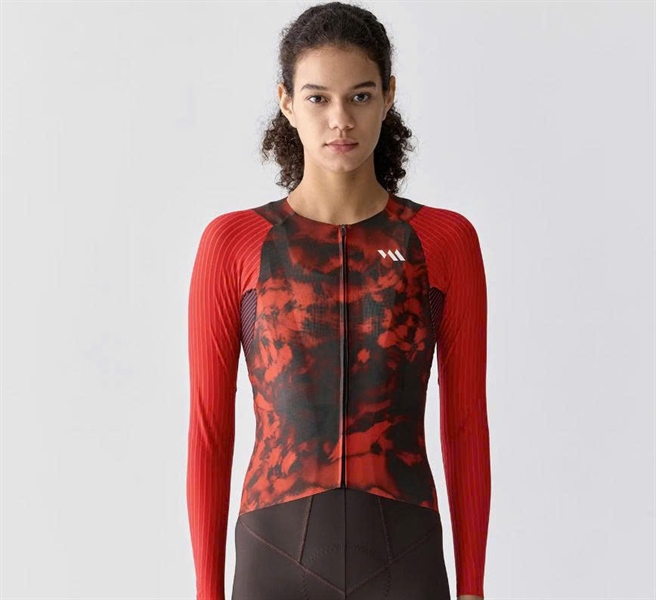 ÁO xe đạp dài tay "VALORE Motion Long Red - Women - chính Hãng VALORE