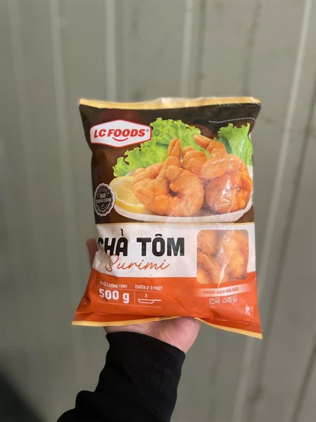 CHẢ TÔM SURIMI GT 500G(Thùng 40 gói,lẻ +1k/gói)