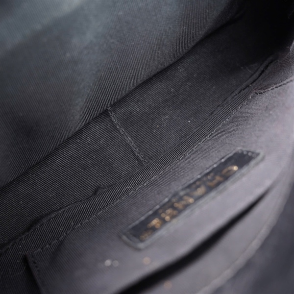 Túi Chanel đen kèm ví có hoa đính kèm (24414593) sz17 (HC) +