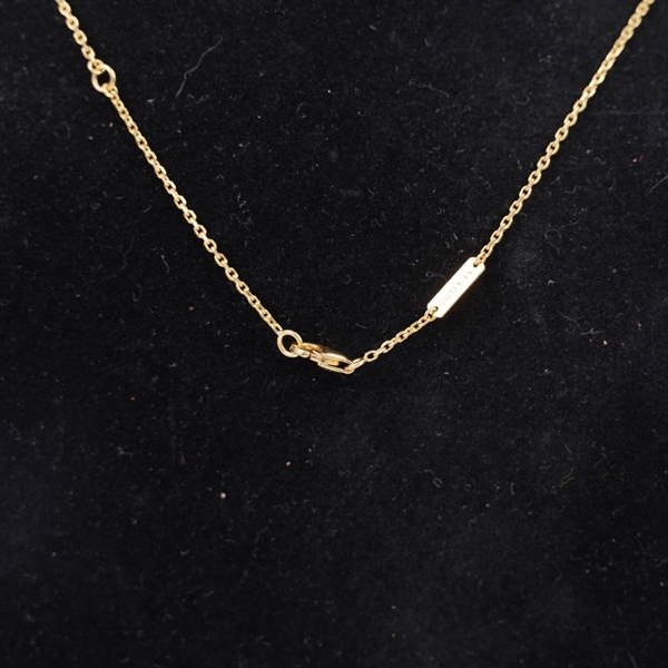 Dây chuyền Van Cleef hoa đen (JB171854) (PN) KG+