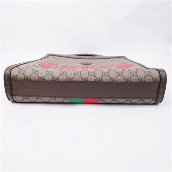 Túi GG xám in chữ (688497-467891) sz34 (PN) KG+