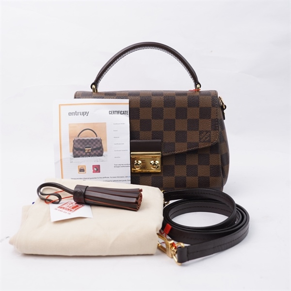 Túi LV Croisette ô vuông nâu (TR5116) sz22 (HT)+