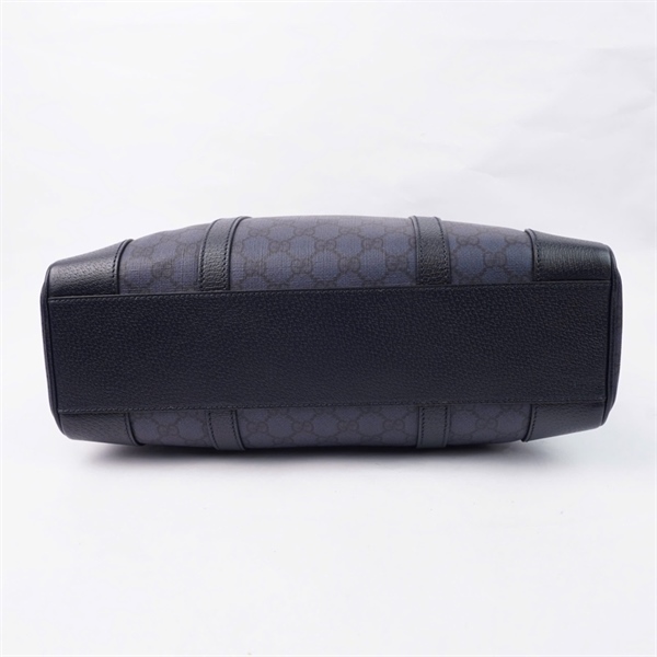 Túi GG Tote xanh đậm (763316-525040) sz36 (PN) KG+