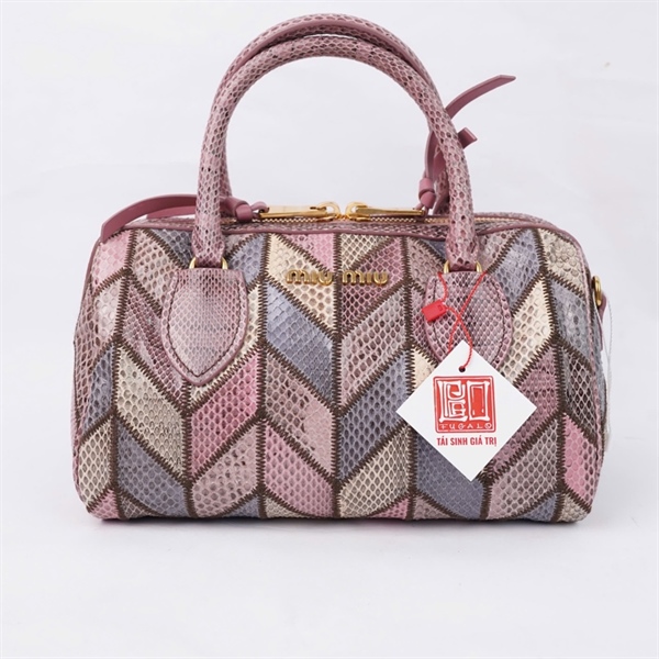 Túi Miu Miu tím da trăn sz24 (PN) KG+