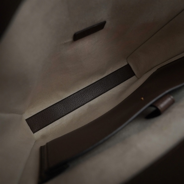 Túi GG xám in chữ (688497-467891) sz34 (PN) KG+