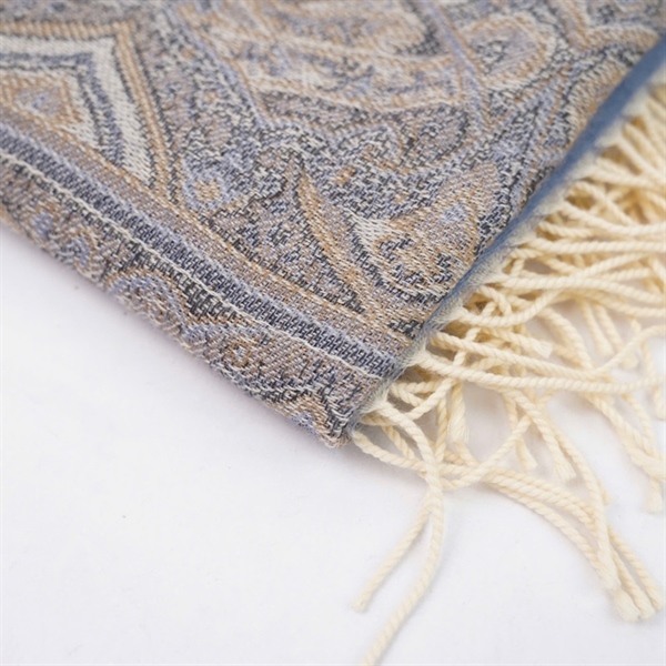 Khăn Dior xám xanh in họa tiết (PN) KG+