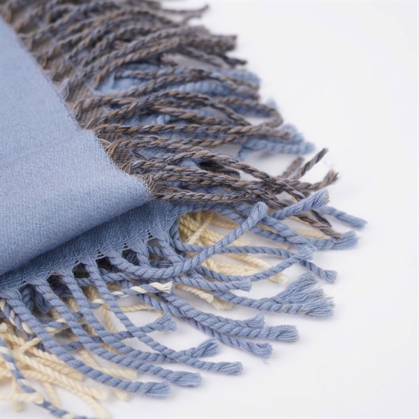 Khăn Dior xám xanh in họa tiết (PN) KG+