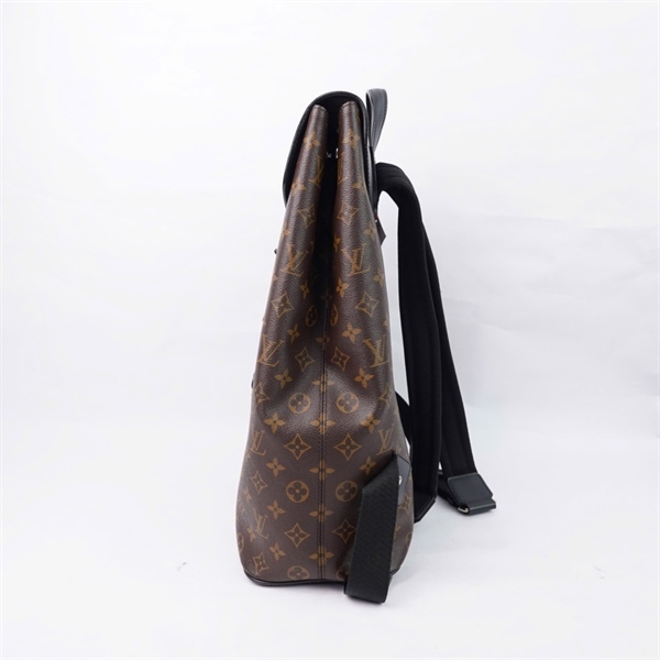 Balo LV hoa nâu nắp đen sz31x15x42 (PN) KG+