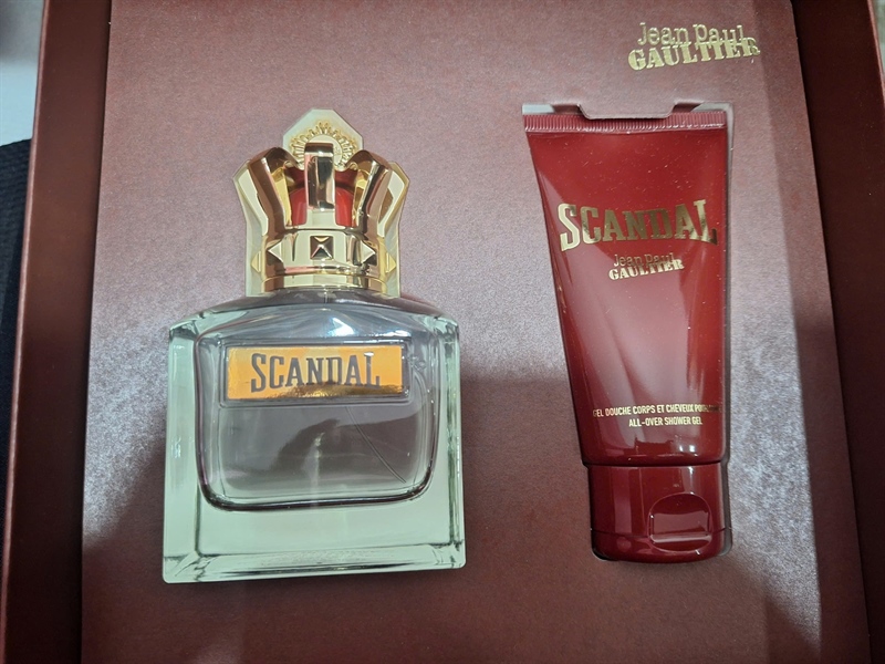 Nước hoa Jean Paul Gaultier Scandal Pour set 2 100ml-75ml (no seal) (PN) KG+