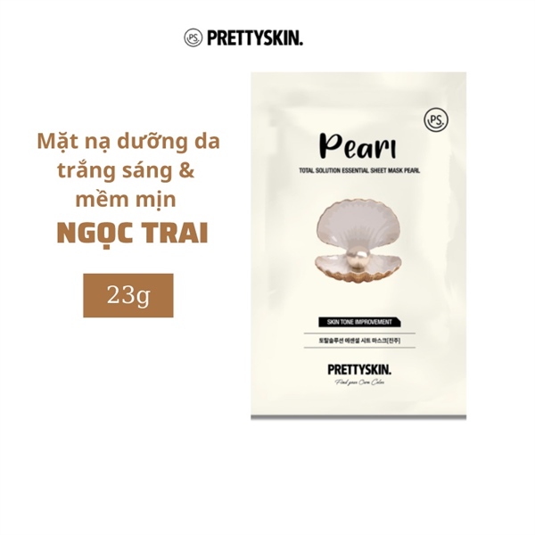 (VAT) LẺ MIẾNG Mặt nạ dưỡng da ngọc trai PRETTY SKIN (hộp 10 miếng)