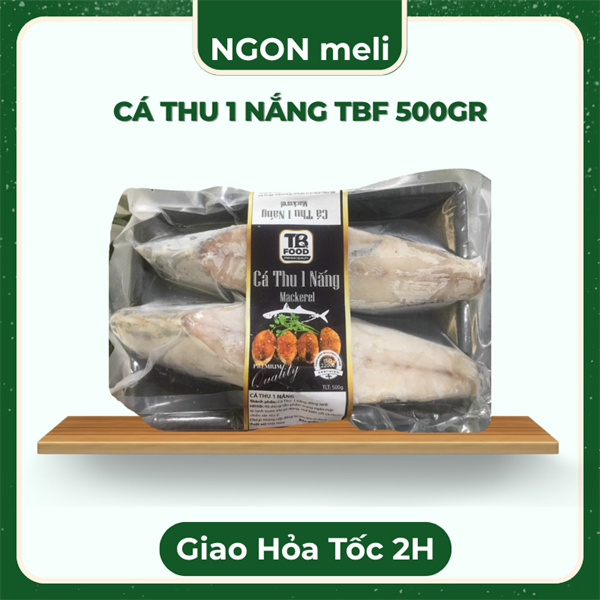 Cá thu 1 nắng TBF 500gr