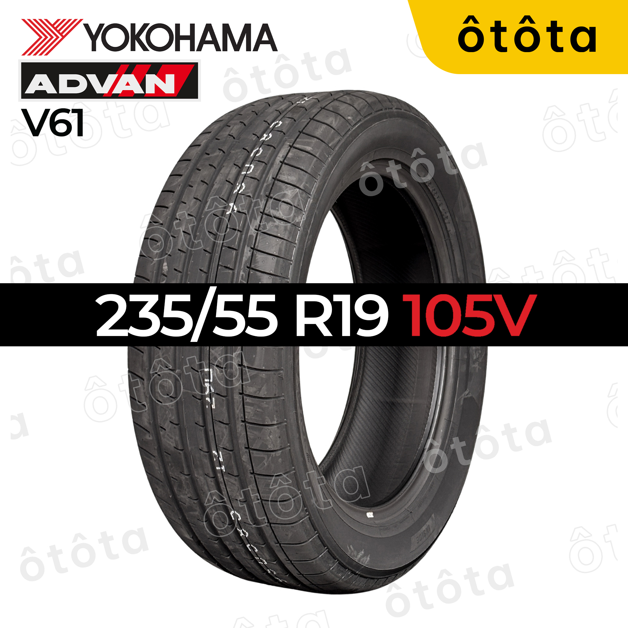 Lốp Yokohama 235/55 R19 105V ADVAN V61 Nhật