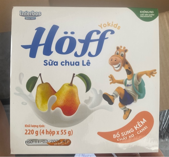 Sữa chua Hoff vị lê