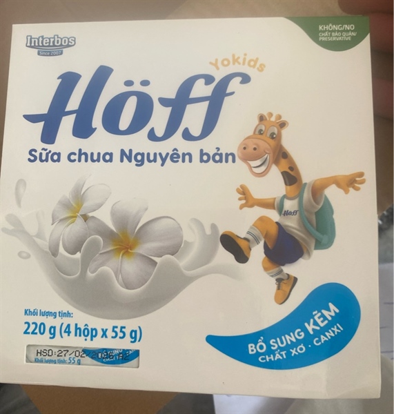Sữa chua Hoff Vị Nguyên bản