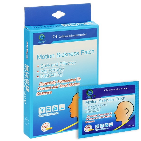 Miếng dán chống say tàu xe Motion Sickness Patch (Hộp 10 miếng) - P.R.C