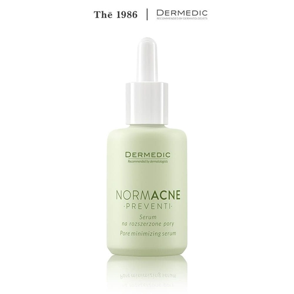 Dermedic Serum se khít lỗ chân lông dành cho da dầu mụn NORMACNE PREVENTI WIDENED PORES 30ml