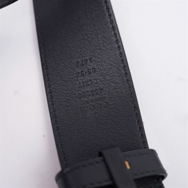 Thắt lưng GG đen logo đính ngọc (sz4-103) (HT)+