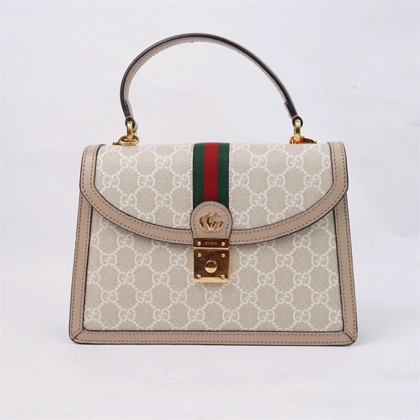 Túi GG Ophidia nude (651055-520981) sz24 (HT)+