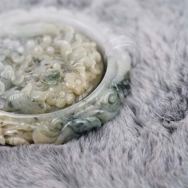 Bộ vòng + mặt hoa bay Myanmar 489754 KG+