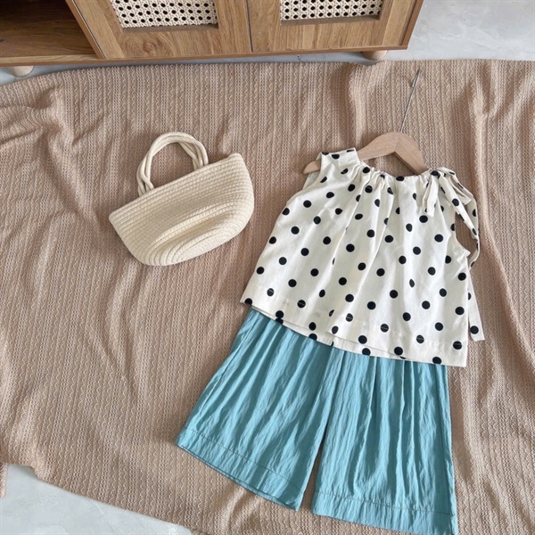 2591 Set chấm bi xanh (5-13)