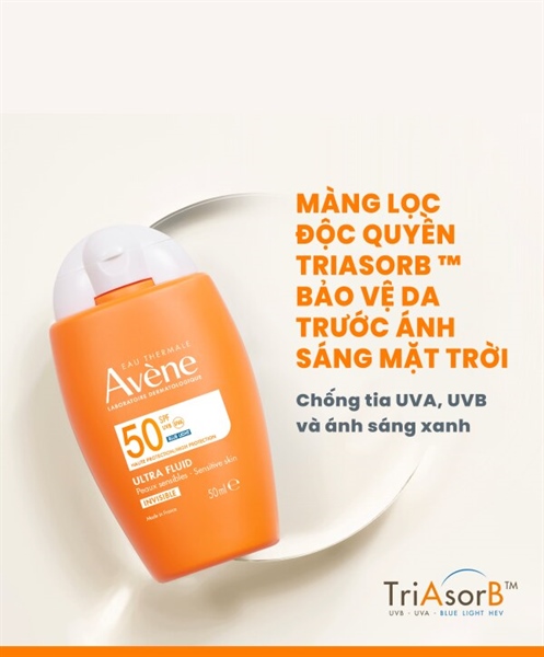 KCN Da Thường & Da Hỗn Hợp Avene Protection Fluid Spf 50 - 50ml