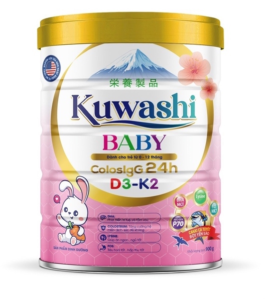 Kuwashi Baby 400g (dành cho trẻ từ 0 tháng tuổi tới 12 tháng tuổi) - Capital Milk/VN
