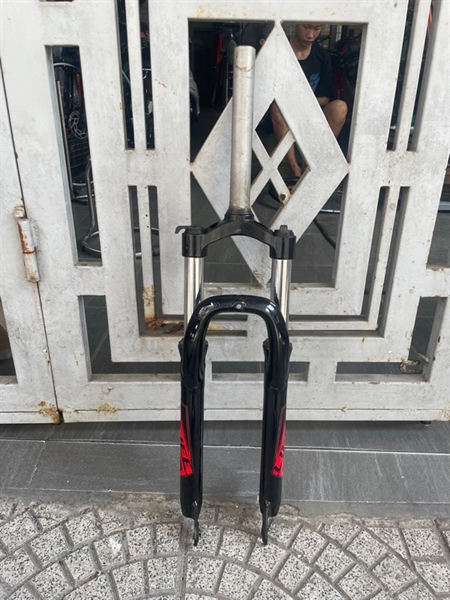 Phuộc Nhún Lò Xo - Màu Đen Chữ Đỏ (Chiếc)