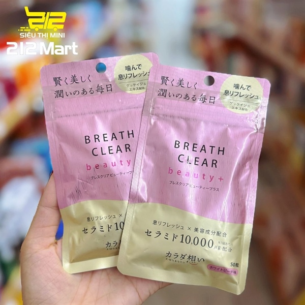 Viên Thơm Miệng Breath Clean Beauty+ Gói 50 Viên