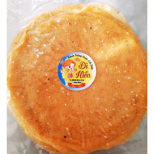 BÁNH TRÁNG NƯỚC CỐT DỪA DÌ HIỀN ĂN LIỀN 10 CÁI