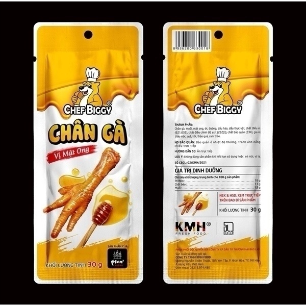 Chân gà có xương ChefBiggy vị mật ong 30g