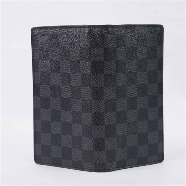 Ví LV ô vuông đen gập 2 (RA2137) (LT) KG+