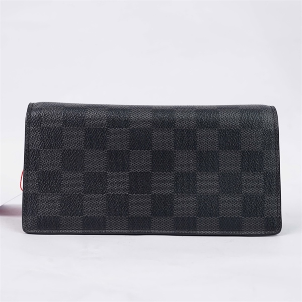 Ví LV ô vuông đen gập 2 (RA2137) (LT) KG+