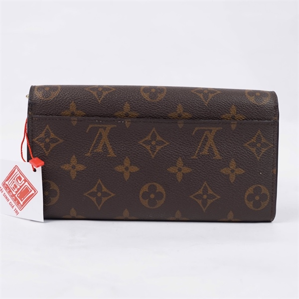 Ví LV hoa nâu có nắp lòng nâu (LT) KG+