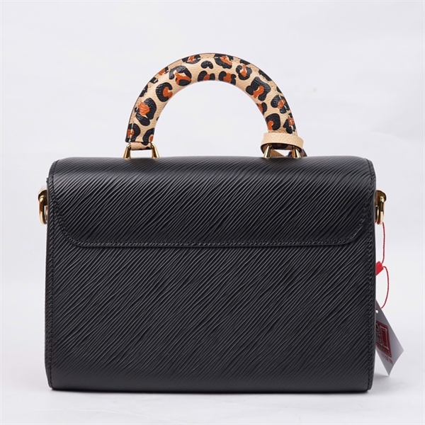 Túi LV Twist đen kèm gương sz23 KG+