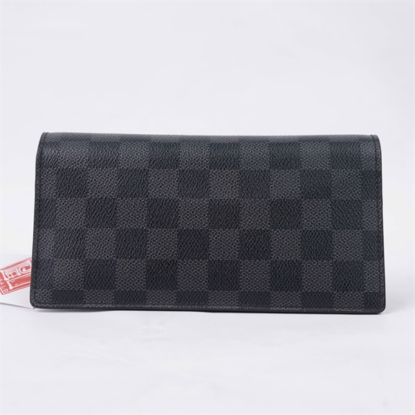 Ví LV ô vuông đen gập 2 (TR3164) (LT) KG+