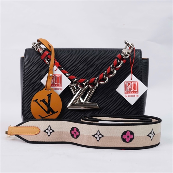 Túi LV Twist đen khóa bạc (AR2168) sz23 (BMC)+