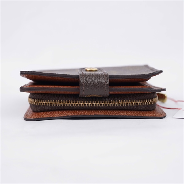 Ví LV hoa nâu gập 2 (CA0958) (LT) KG+