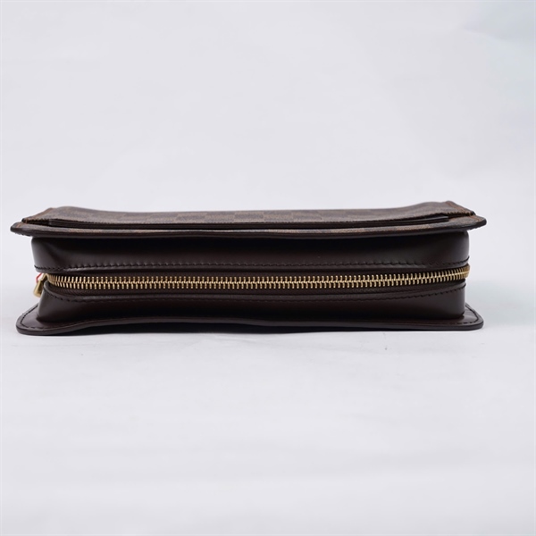 Túi LV Clutch hoa nâu (FL1006) sz24 (LT) KG+