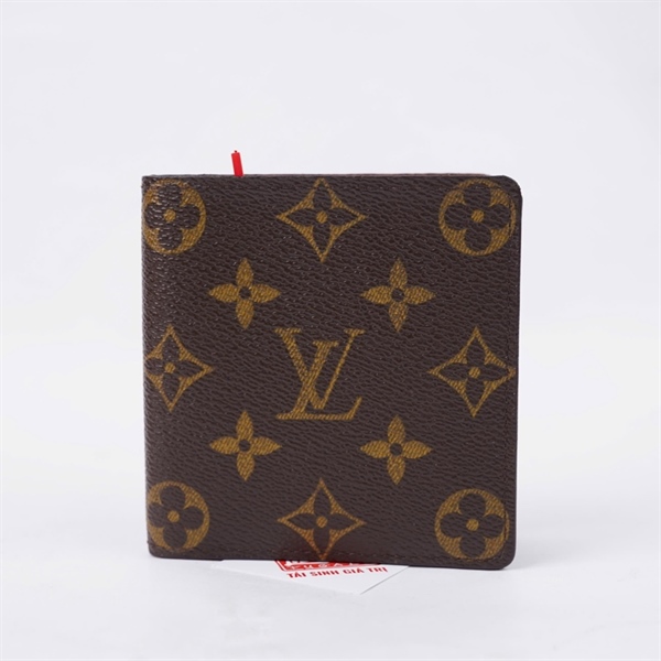 Ví LV hoa nâu gập 2 (LT) KG+