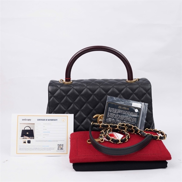 Túi Chanel Coco đen kèm 1 lót form (28130979) sz28 KG+