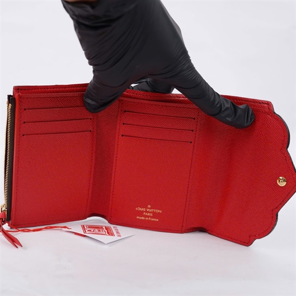 Ví LV hoa nâu gập 3 hình cú (LT) KG+