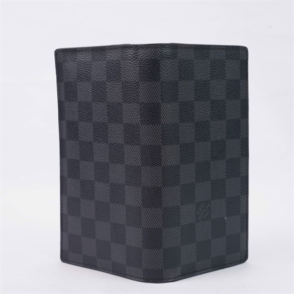 Ví LV ô vuông đen gập 2 (TR3164) (LT) KG+